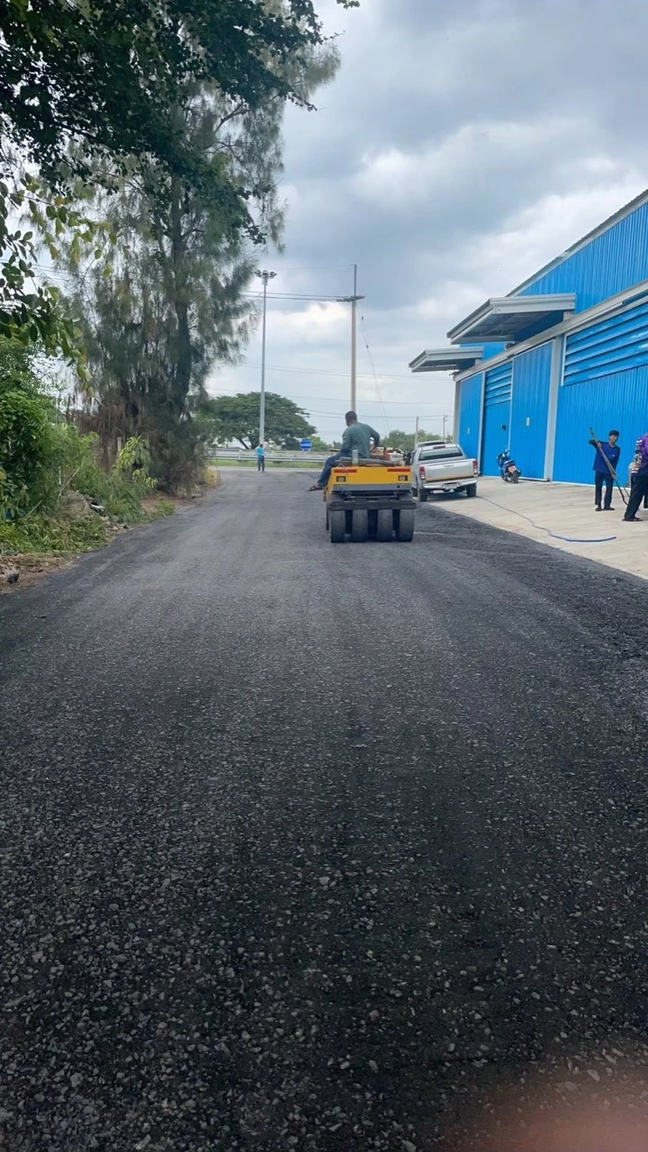 รถบดบดอัดถนนหินคลุก